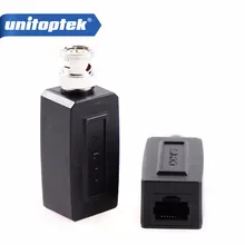 1 пара CCTV RJ45 Видео балун UTP/CAT5 BNC штекер RJ45 конвертер BNC штекер RJ45 коаксиальный адаптер трансивер