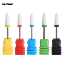 SpeTool 1 шт. высококачественный керамический сверло для ногтей вращающийся заусенец для электрических маникюрные машинки педикюрные пилки Инструменты для ногтевого салона