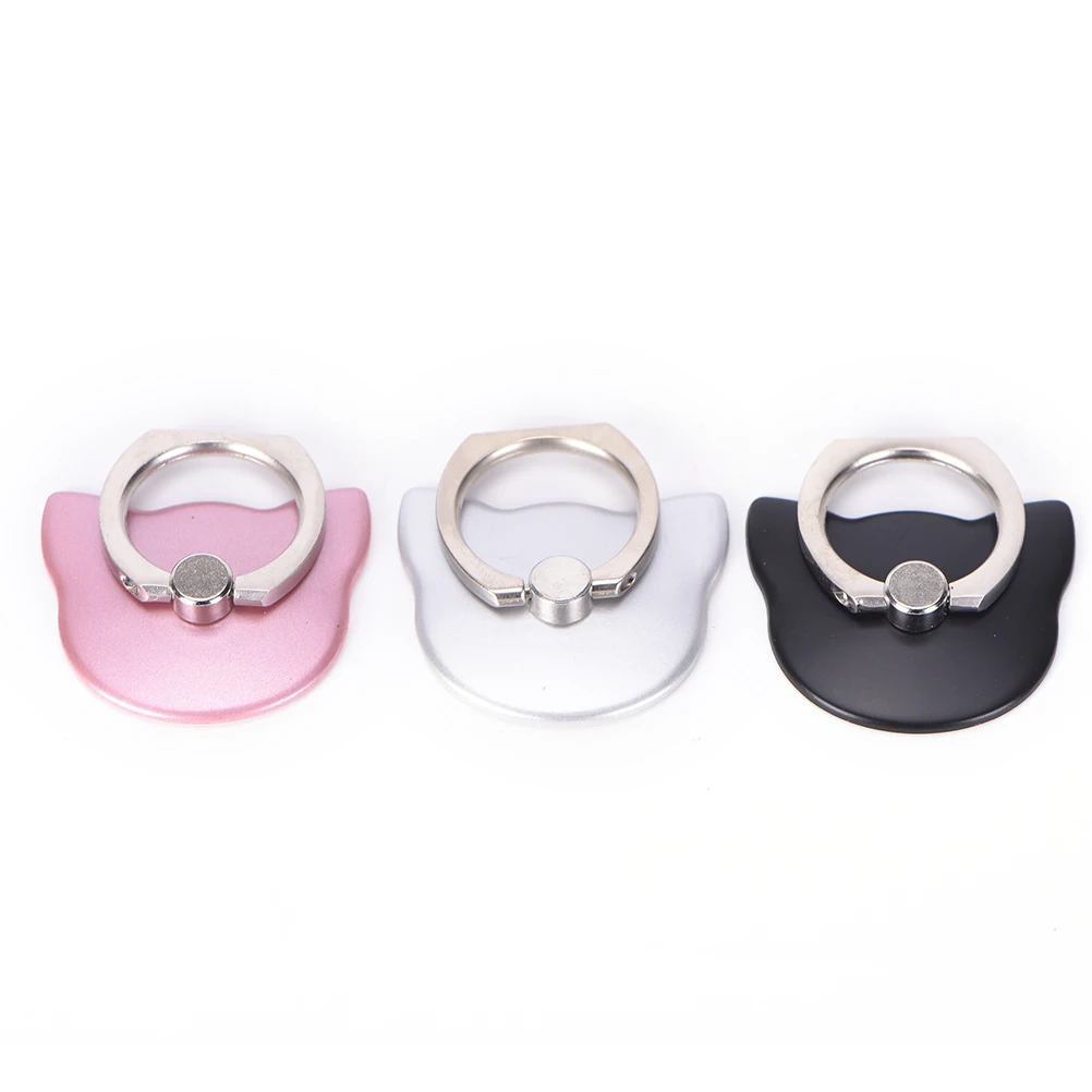 Finger Ring Mobile Cell Phone Hand Stand Holder Desk Car Universal Metal Mirror Metal for Samsung iPhone 6s plus/7