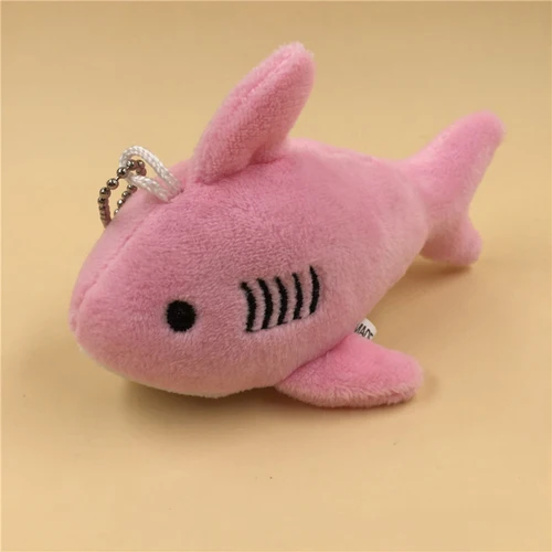 Pink Мини маленький океан плюшевые брелки Акула плюшевая игрушка кукла животные брелок подвесные плюшевые игрушки Детский подарок плюшевая кукла - Цвет: Pink
