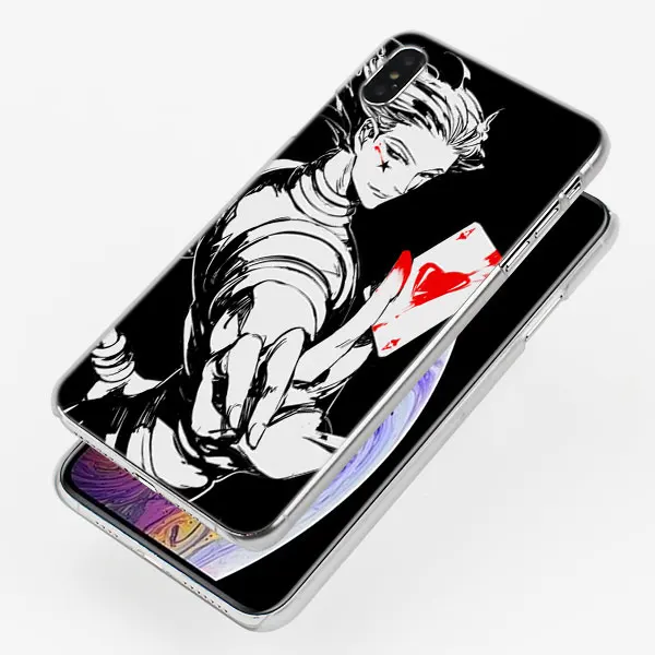 Hunter x hunter hisoka Прозрачный жесткий чехол для телефона Apple iPhone X XS XR XS MAX 6 6s 6Plus 7 8 7 Plus SE 5S - Цвет: 01