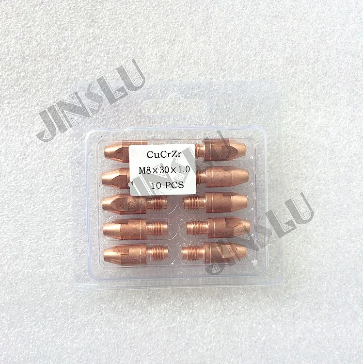 

Binzel 36KD CuCrZr contact tip M8*30*1.0mm 10 pcs
