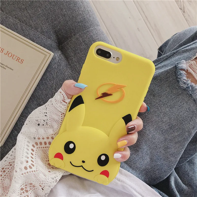 

Silicon Case for Iphone X Xr 6 7 8 6S Plus Soft Back Cover 3D Cute Cartoon Coque for Iphone 8 7 6 X Xs Max Fitted Case Bumper