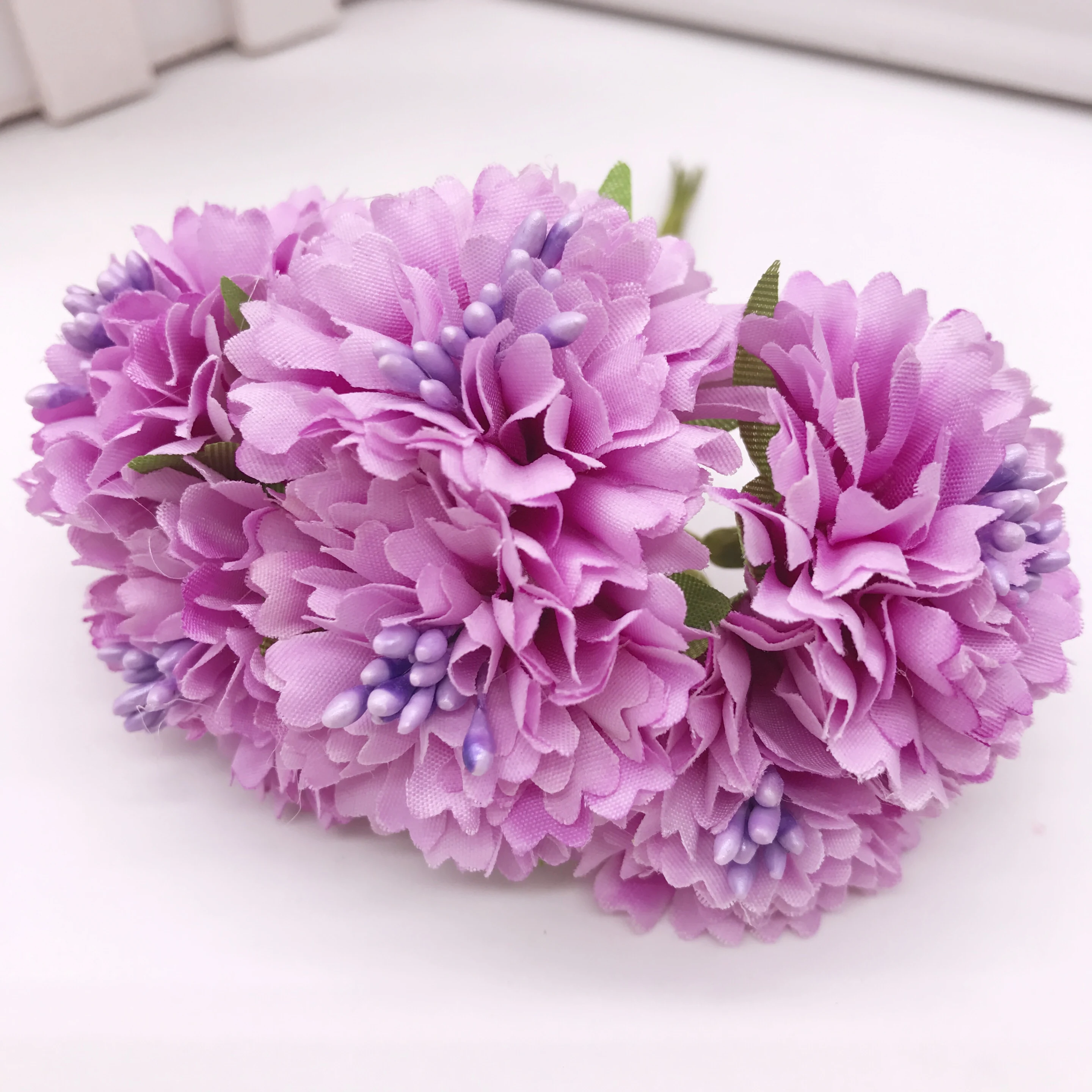 Marigold 6 шт./букет 4 см мини Маргаритки букет искусственный цветок свадебное