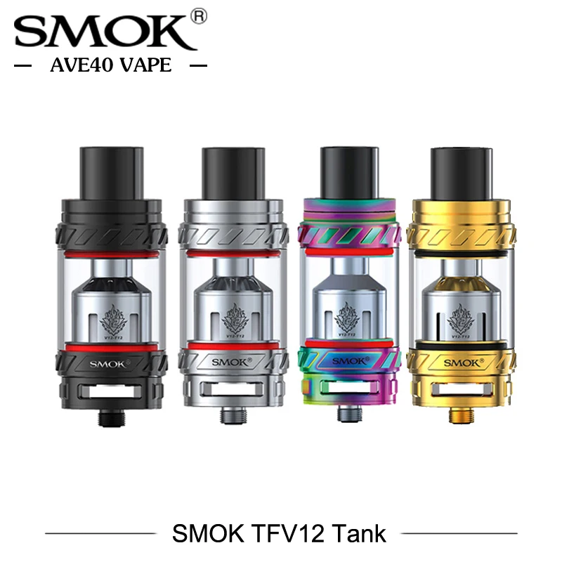 

Original SMOK TFV12 Tank Cloud Beast King Sub-ohm Tank 6ml Atomizer Vaporizer Leak Proof Design Fit GX350 G-priv E Cigarettes