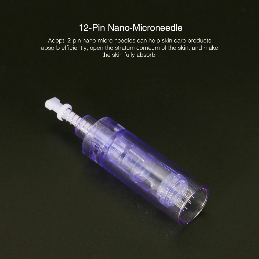 Dr. pen Ultima A1-C иглы наконечники картриджи 12 Pin иглы Электрический Микро прокатки Дерма система терапия профессиональная ручка