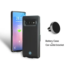 Для samsung S10 S10+ чехол для зарядки аккумулятора для Galaxy A8 S8 S9 Plus защитный внешний аккумулятор магнитный автомобильный держатель