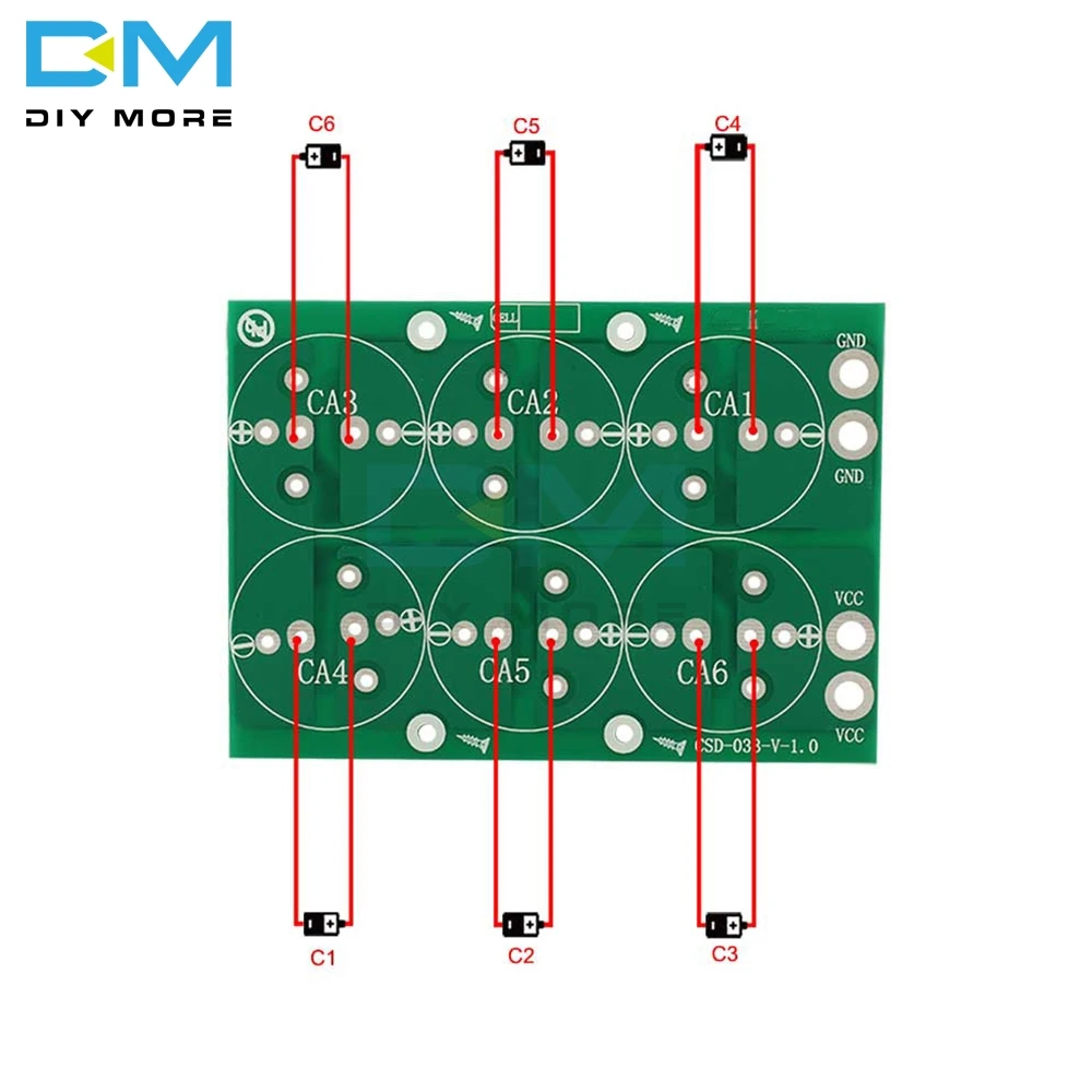 Diymore 2,3 V 2,5 V 2,7 V 2,85 V 3V 50F 100F 220F 360F 400F 500F для супер конденсатора Farad защитная доска