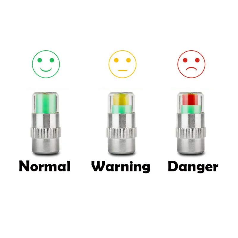 4-Pcs-2-0bar-30Psi-Tire-Pressure-New-Car-Tire-Monitor-Indicator-Valve-Stem-Cap-Sensor