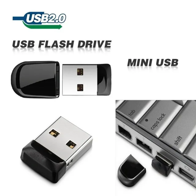 USB Flash Drive 64GB 32GB 16GB 8GB USB 2.0  Mini Pen Drives Stick U Disk USB Key Flash Drive for PC