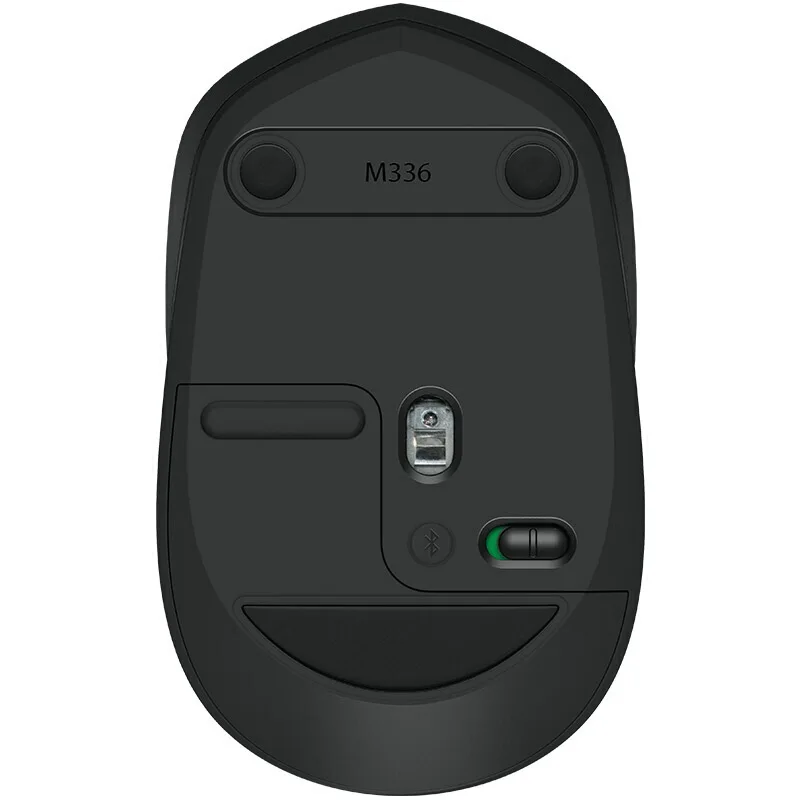 Беспроводная мышь logitech M336, симметричный дизайн, Bluetooth, цветная мышь, 1000 dpi, оптическая, для офиса и дома