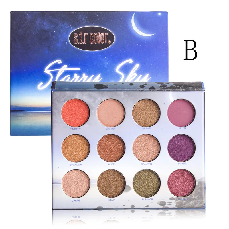 Новые блестящие тени для макияжа Pallete матовые тени для век Shimmer Eye пудра для макияжа пигментная натуральная Sombras Магнитная палитра косметики