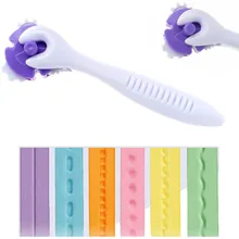 2 шт. лента для помадки резак для украшения торта инструменты пластиковая Скалка Кружева Точки тканый узор тиснения нож для выпечки