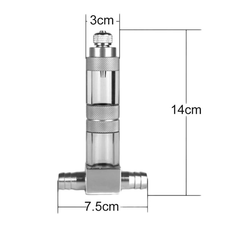 16Mm External U-Tubes Bend Co2 Diffuser Aquarium Tank Carbon Dioxide Atomizer Regulator Reactor Generator Kit