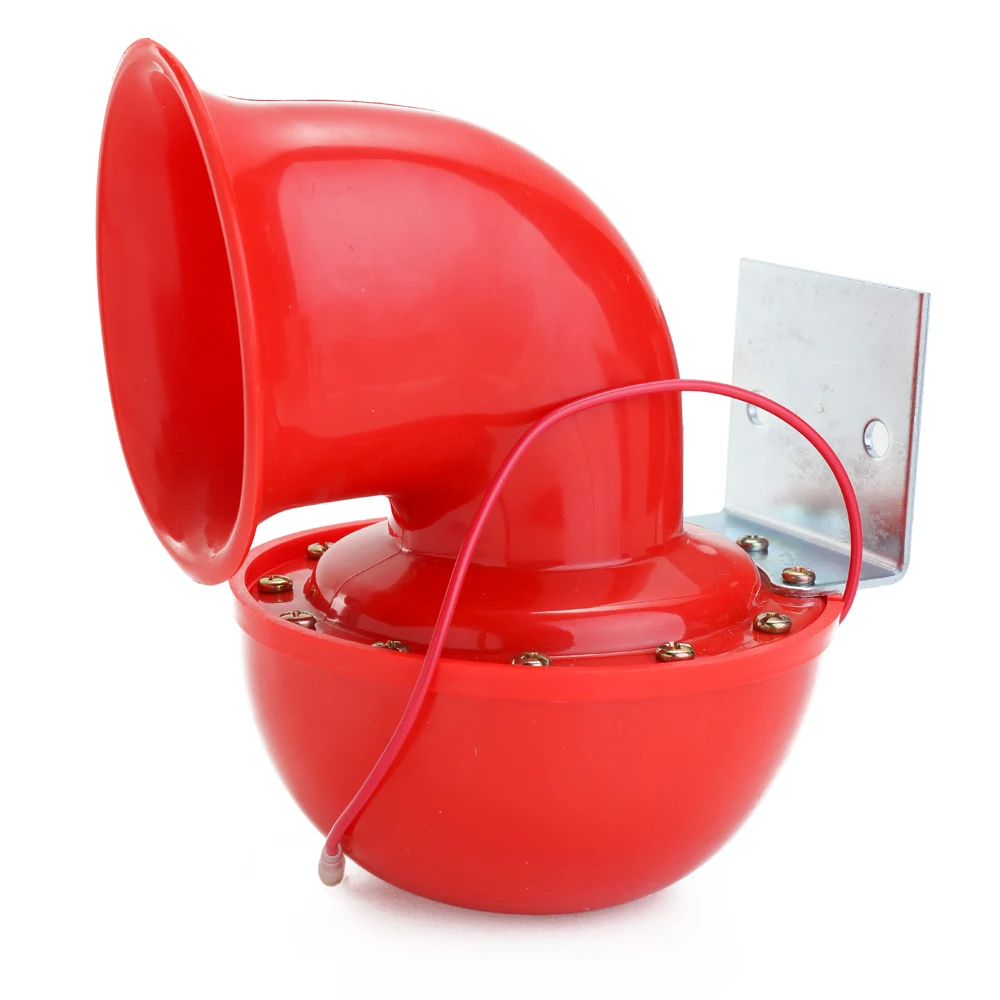 

Loud 200DB 12V Red Electric Bull Horn Air Horn Raging Sound For Car Motorcycle Truck Boat