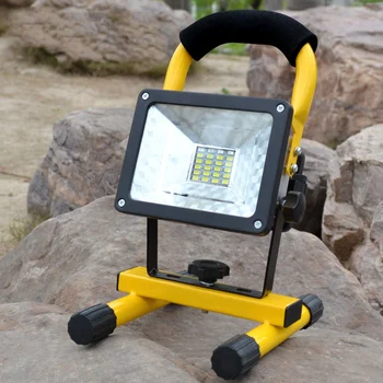 

18650 Portable Rechargeable Floodlight 30W 24 led Flood light Waterproof Outdoor rechargeable lights +charger+3x18650 battery