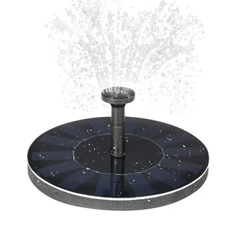 

Hot Solar-power Fountain Brushless Pump Plants Watering Kit with Monocrystalline Solar Panel for Bird Bath Garden Pond
