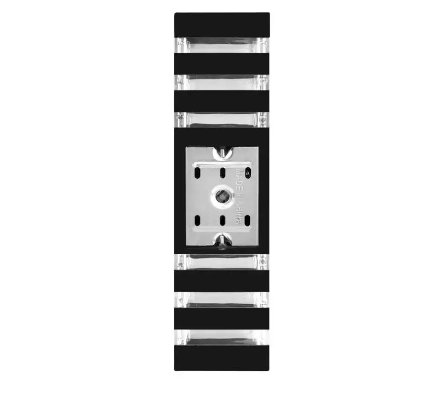 Moderno à Prova Água para Cima para Baixo de Alumínio Luminárias de Parede Lâmpada de Parede ao ar Dwaterproof Cuboid Dupla Cabeça Livre E27 Soquete ac 85-240 v Led 14 Luminárias de parede externas