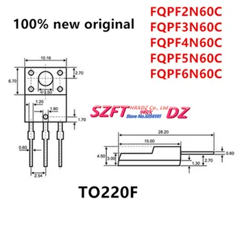 

SZFTHRXDZ 100% new original 50PCS FQPF2N60C FQPF3N60C FQPF4N60C FQPF5N60C FQPF6N60C TO220F
