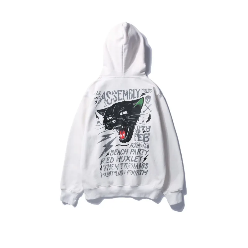 Newest Mens Creative Funny Cat Printed Fleece Hoodies Streetwear 2019 Hip Hop Pullover Hooded Sweatshirts Male Casual Hoodies