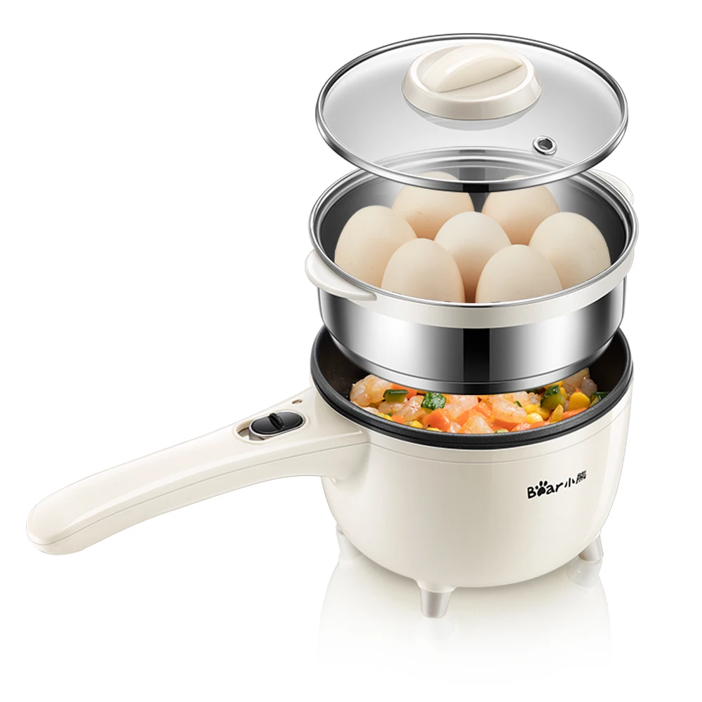 X26 Multi Cookers electric cooker non-stick hot pot travel cooker Long handle Frying pan with Stainless steel Steamer 350/700W цена X26 Multi Cookers electric cooker non-stick hot pot travel cooker Long handle Frying pan with Stainless steel Steamer 350/700W цены онлайн