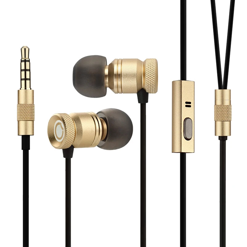 GGMM Nightingale Earphone for Phone Headset In Ear Metal Earphone with Mic Bass Stereo Wired Earphone Gaming Earbuds Headset