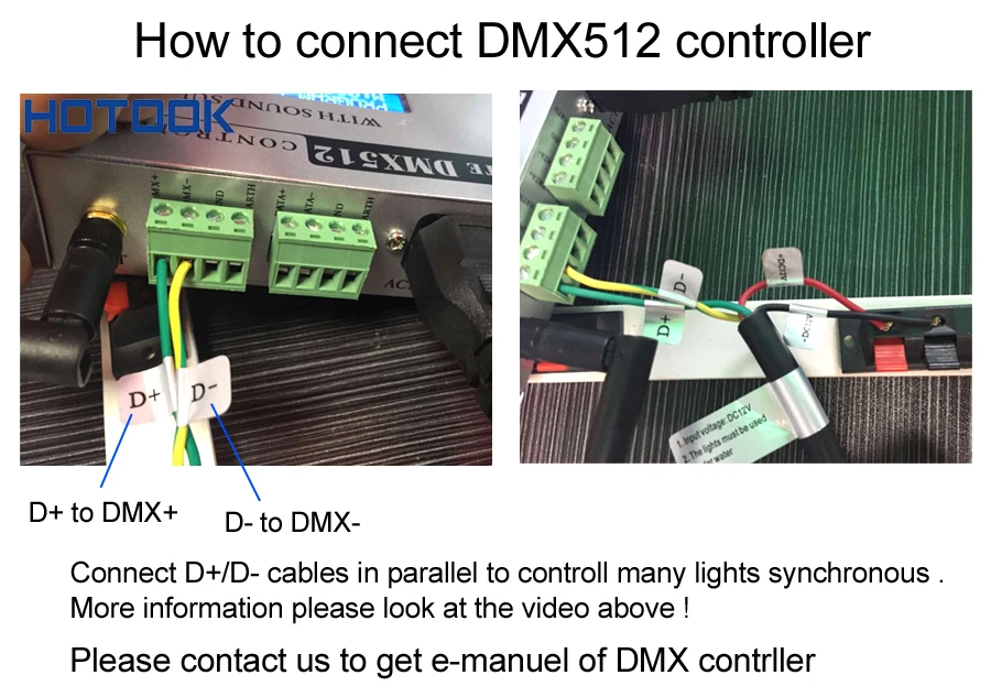 HOTOOK RGB DMX подводный меньше настенный Светодиодный Фонари Бассейн piscina для бассейнов и спа+ DMX512 контроллер+ Питание комплект