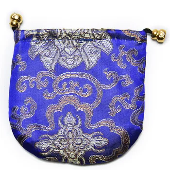 

New 1 Pcs Jewelry Display Mini Jewelry Drawstring Bags Women Jewelry Storage Bag Chinese Silk Embroidery Packaging bags