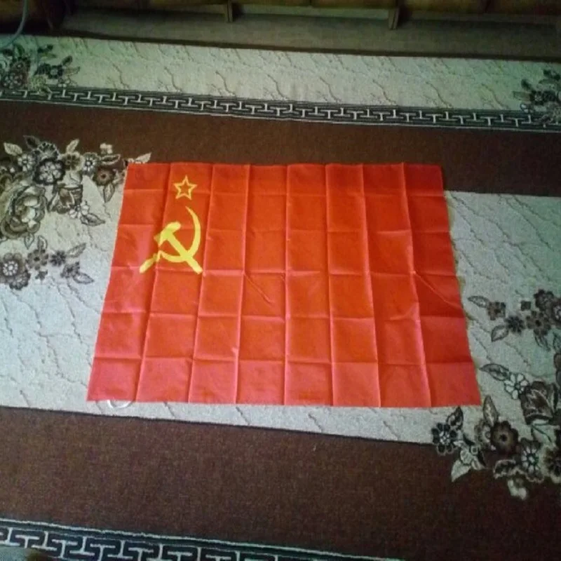3x5 футов красный революционный Союз Советских Социалистических Республик супер