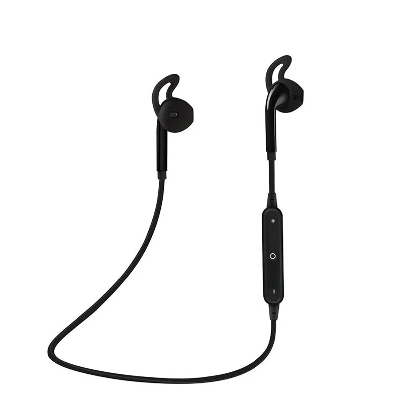 Bluetooth наушники спортивные высококачественные стерео наушники-вкладыши супер бас смартфон Музыка Спорт гарнитура с микрофоном - Цвет: Black for iPhone