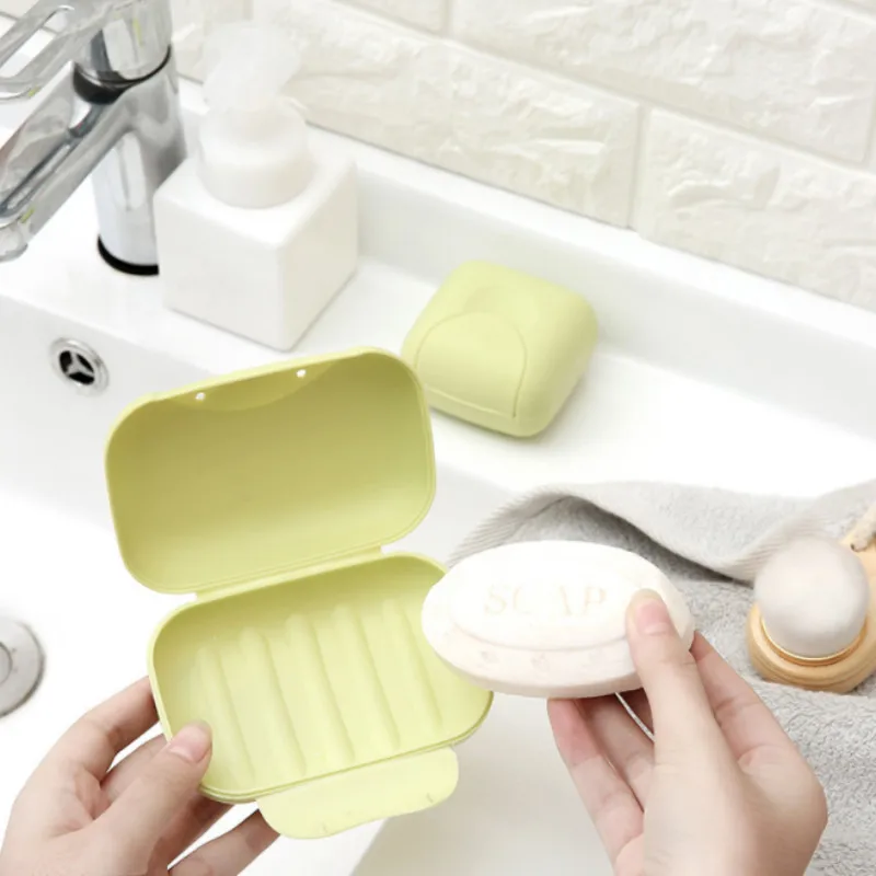 Travel Portable Creative Disposable Boxed Soap Paper Slice Sheets Mini Paper Soap Travel Hiking Container Soap Box