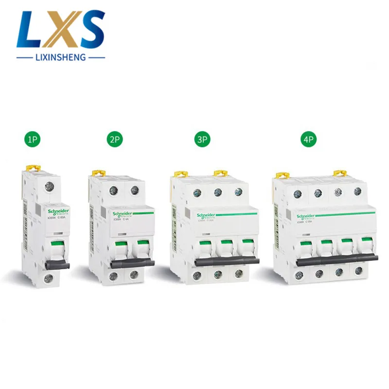 

Schneider Air Switch IC65N Type C Type Acti9 IC65N 1P 2P 3P 4P Miniature Circuit Breaker
