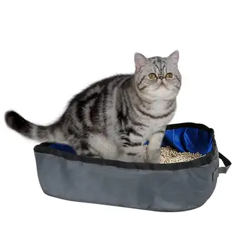 

Adeeing Folding Cat Toilet Basin Deodorization Splash-proof Litter Tray Pet Supplies