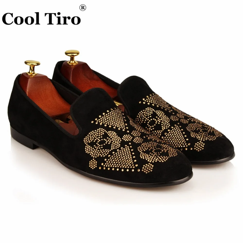 Rhinestones Loafers men Flats (1)