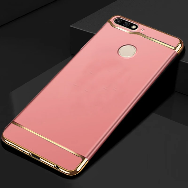 YUETUO жесткий чехол на заднюю панель телефона для huawei honor 7c pro nova 2 lite y7 prime 2018 7 c