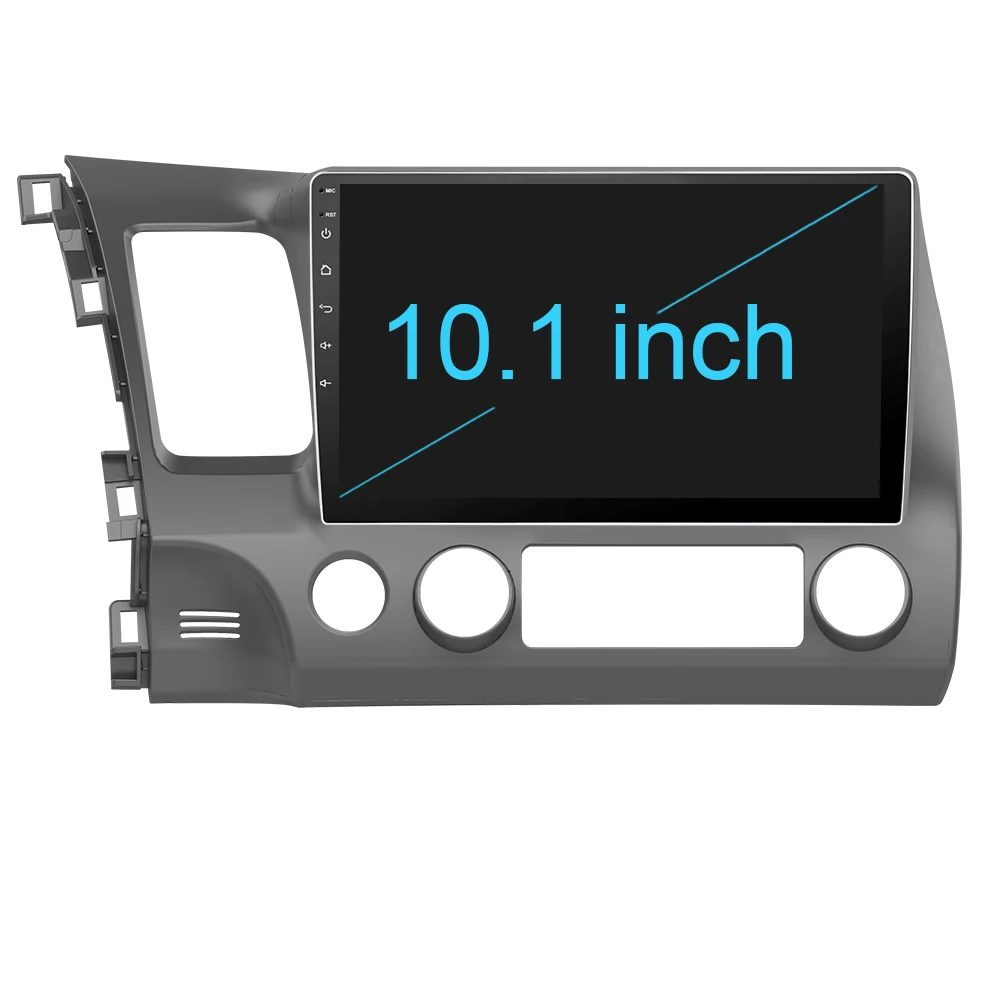 Cheap Eunavi 4G+32G Android 9.0 4G Car Radio Multimedia Video Player Navigation GPS For Honda Civic 2006-2011 2 din dvd raido PX6 3