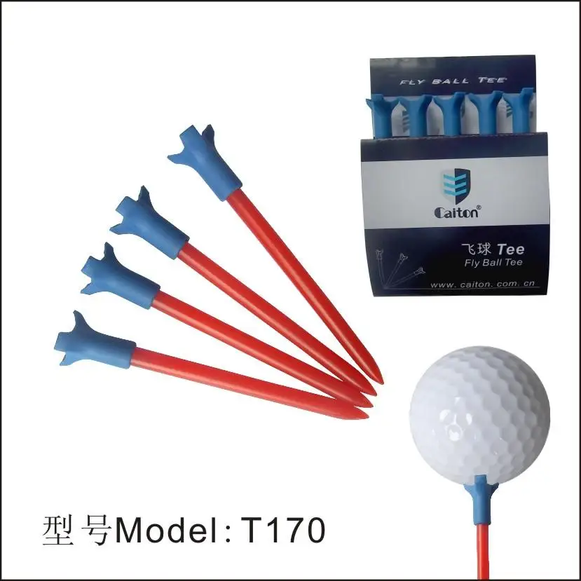 

GOG golf tees plastic 83MM multicolor 5pcs/bag golf long tees for golf ball player with Original assembly wholesale Brand new