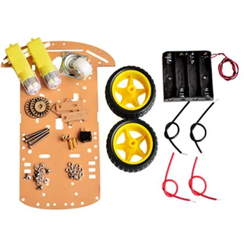 

New Motor Smart Robot Car Chassis Kit Speed Encoder Battery Box 2WD