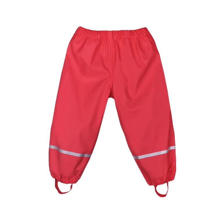 Новые весенние детские штаны для мальчиков и девочек, детские плащи из искусственной кожи, пончо, водонепроницаемые ветрозащитные дышащие штаны для улицы