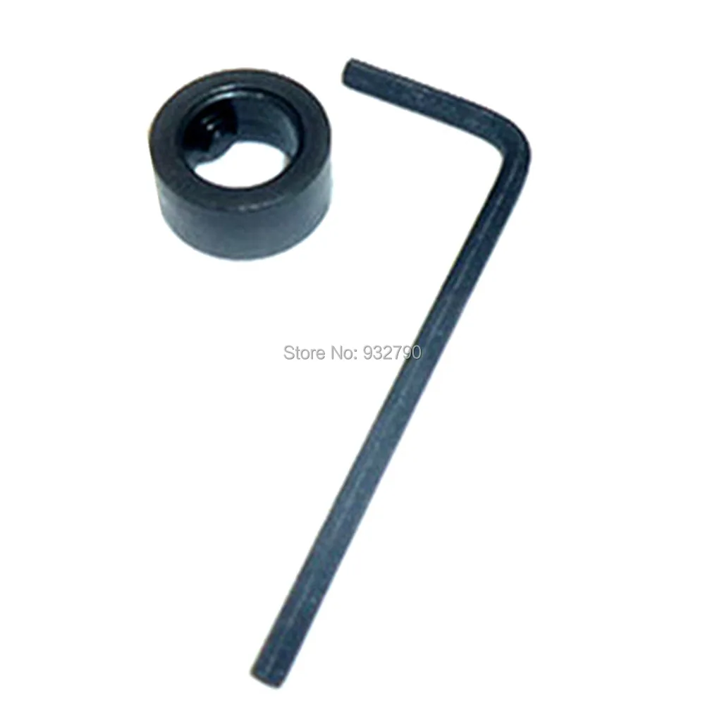 8mm Wood Depth Stop Collar Wrench Woodworking Drill Bit for Twist Step Drill Bit Manual Pocket Hole Counterbore Dowels Drilling