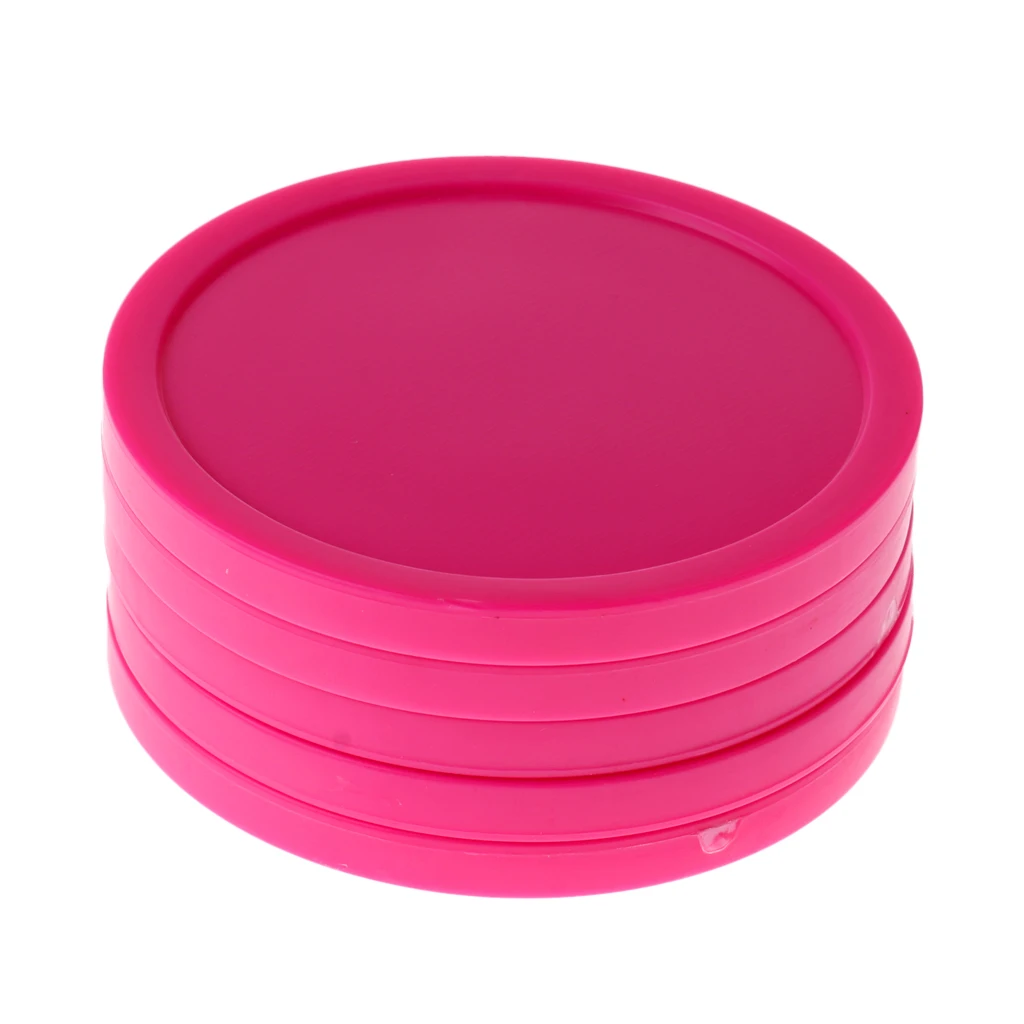 5 Pieces 82mm Air Hockey Replacement Pucks For Game Tables Accessories Standard Air Hockey Equipment Pucks