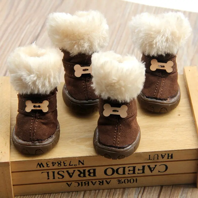 dog fur boots