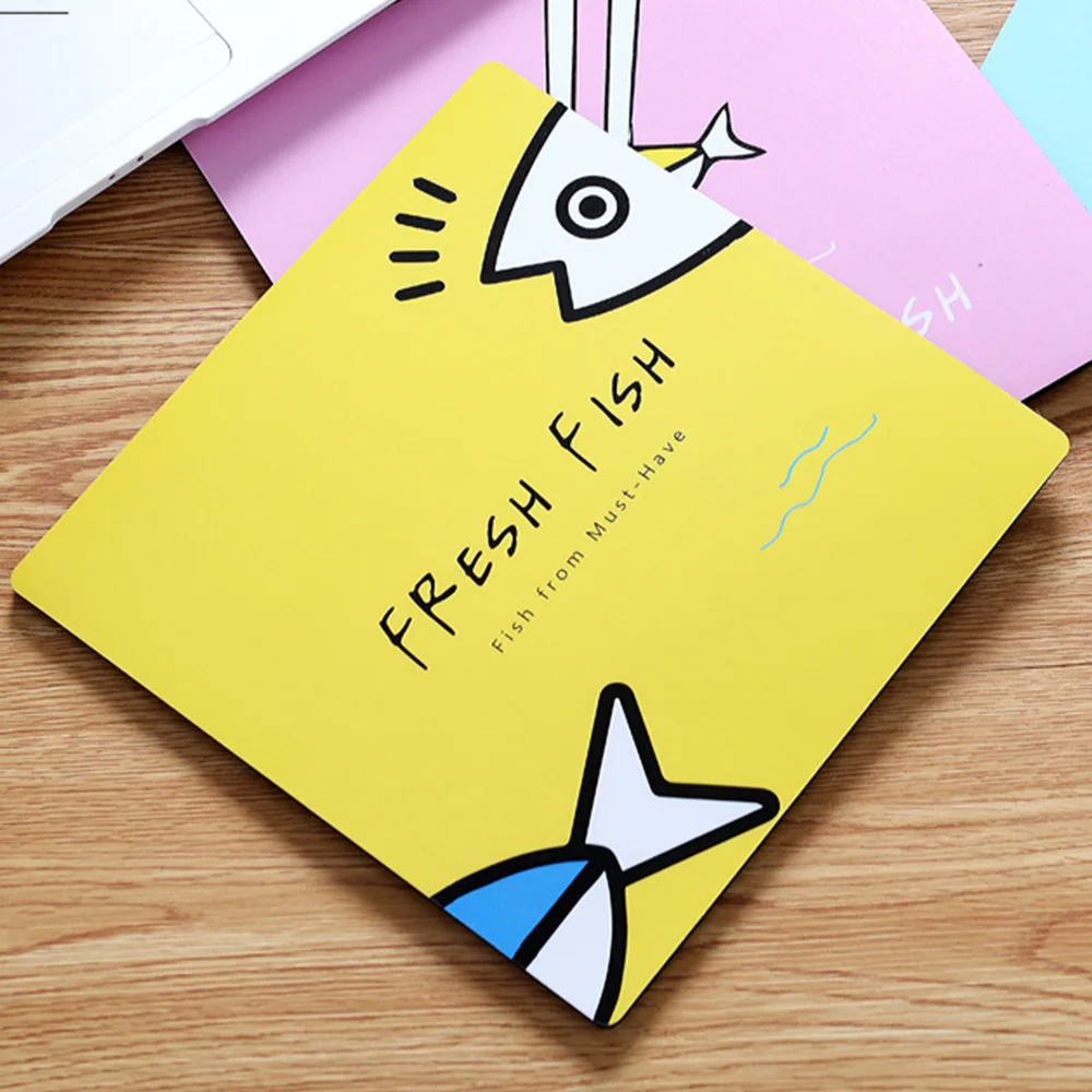 

NEW PVC fish Mouse Pad Computer Office Household Table Mat Small Household Items Table Decoration accessories