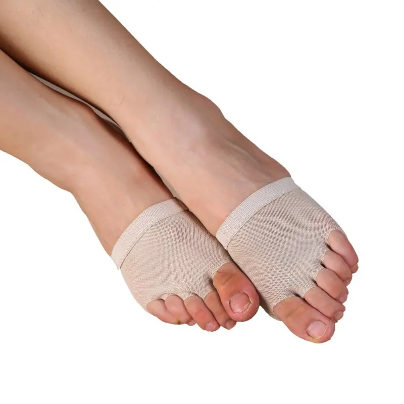Foot Care socks Tool Belly Ballet Dance Foot Thong Toe Pad Practice Shoes Metatarsal Forefoot Half Foot Protection Hot j2 s