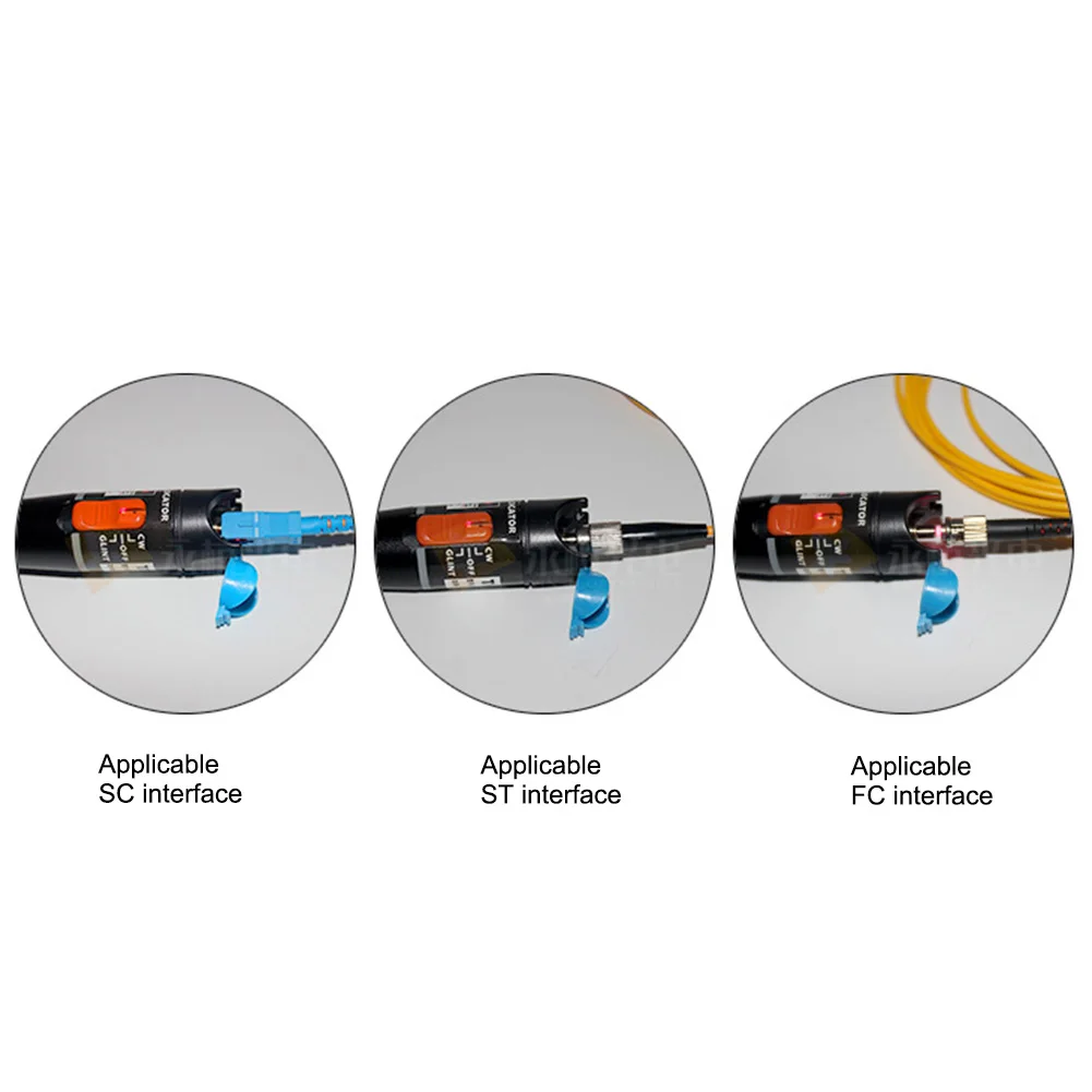 10mW10KM волоконно-оптический визуальный локатор-Ручка стиль красный лазерный кабельный тестер для 2,5 мм SC/FC/ST Разъем/детектор