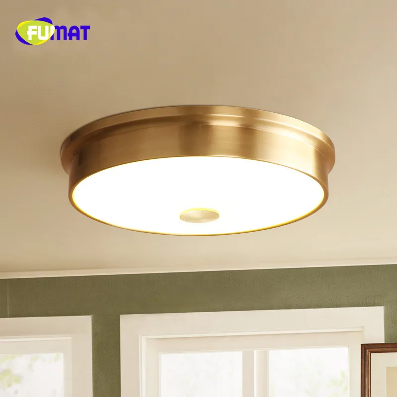 Fumat Messing Deckenleuchte Moderne Led Deckenleuchte Fur Schlafzimmer Wohnzimmer Lustre Unterputz Deckenleuchte Plafonnier Modern Led Ceiling Lamp Ceiling Lampled Ceiling Lamp Aliexpress