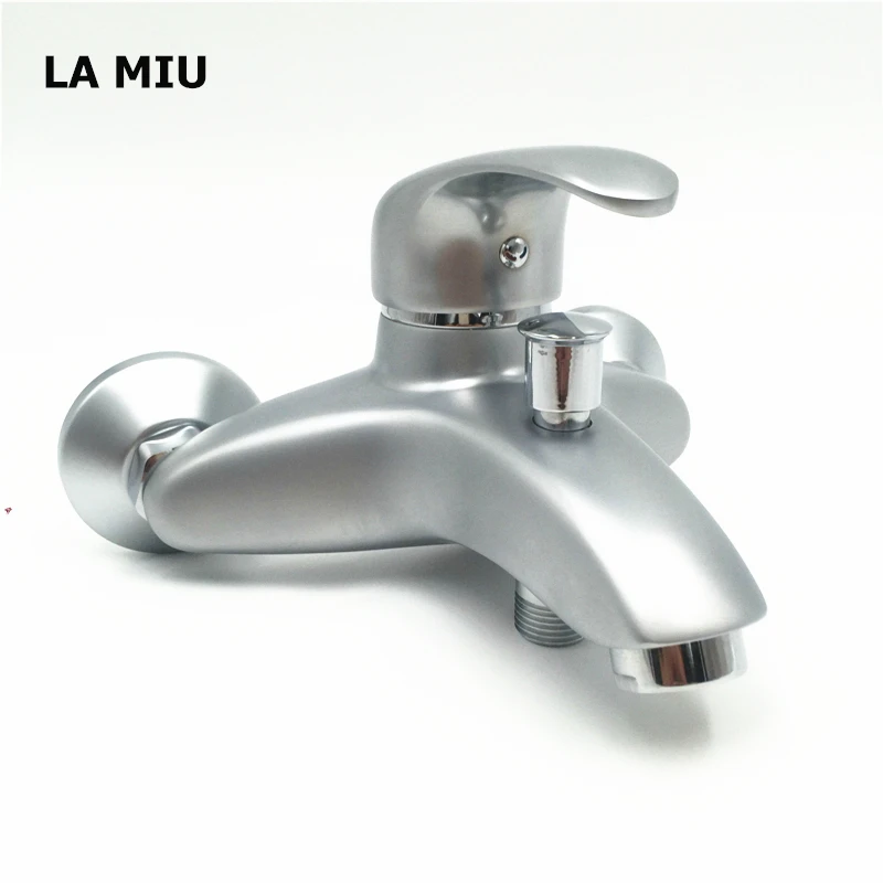 

LA MIU Free Shipping Lacquered Brass bathroom shower faucet bathtub 2 Functions shower Mixing Bath Shower taps Grifo PR 3110Y