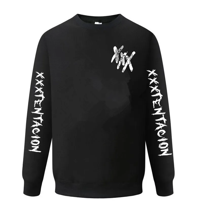 

Xxxtentacion Hoodies Men Women 2018 Spring New Printed Sweatshirts Men Pullover Plus Size Oversized Sweatshirt Hip Hop Jacket