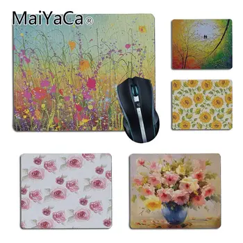 

MaiYaCa love of a flower prints DIY Design image Game mousepad Size for 25X29cm 18x22cm Gaming Mousepads