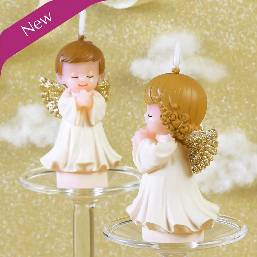 Creative Wishing Angel Shape Art Cake Candle for Wedding Children